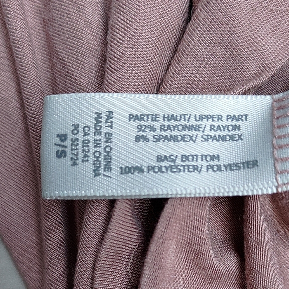 Women's dusty pink Long Sleeve Top - Picture 6 of 6